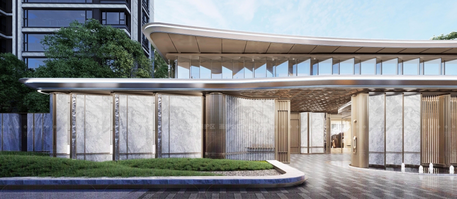 现代小公建SU模型下载【ID:1180846023】