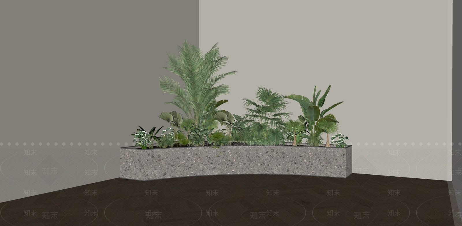 植物组合SU模型下载【ID:1180666920】