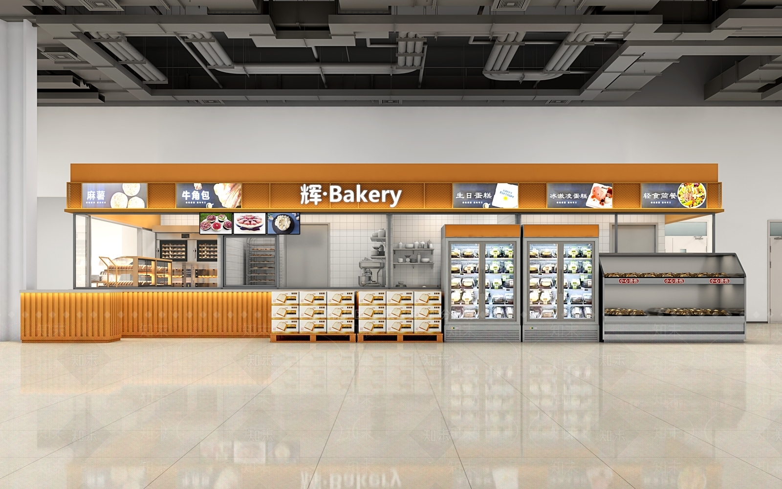 现代零食店3D模型下载【ID:1180676322】