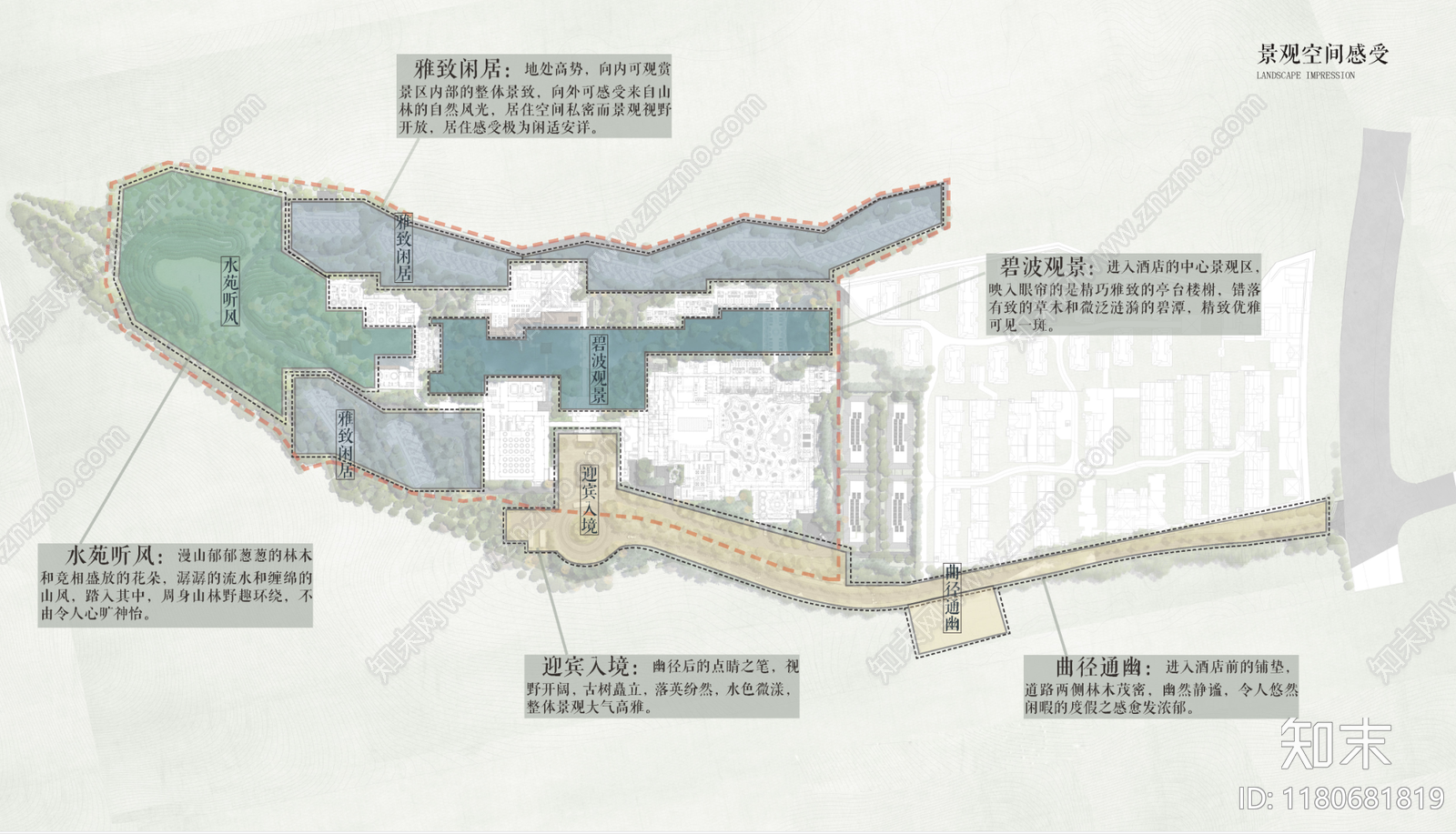 温泉度假酒店生态康养景观下载【ID:1180681819】