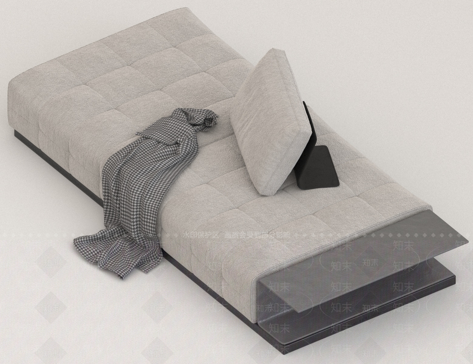 现代沙发床3D模型下载【ID:1180685405】