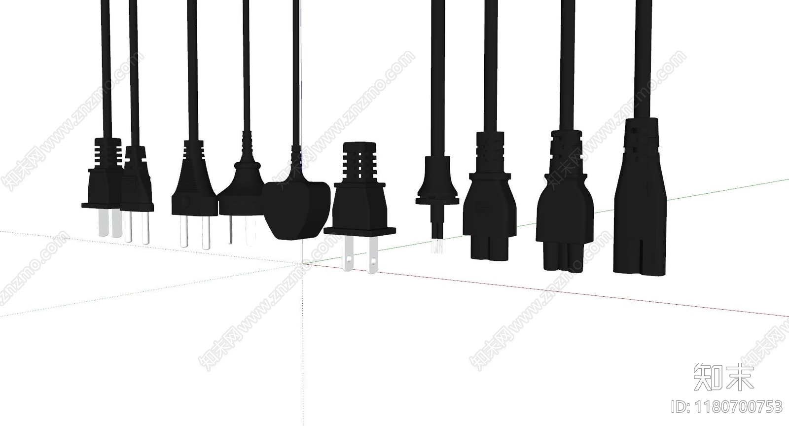 现代插座SU模型下载【ID:1180700753】
