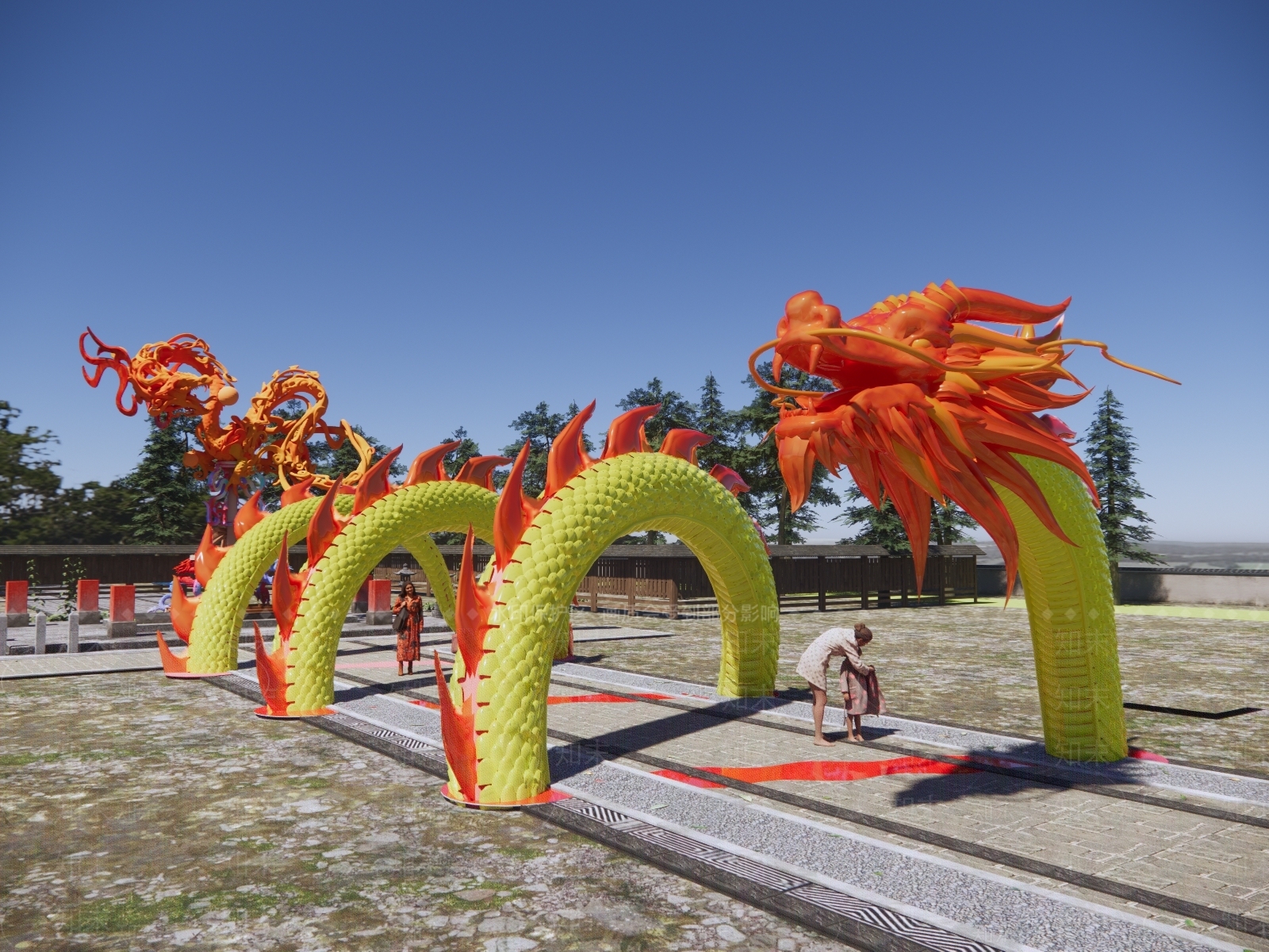 现代雕塑小品SU模型下载【ID:1180711400】