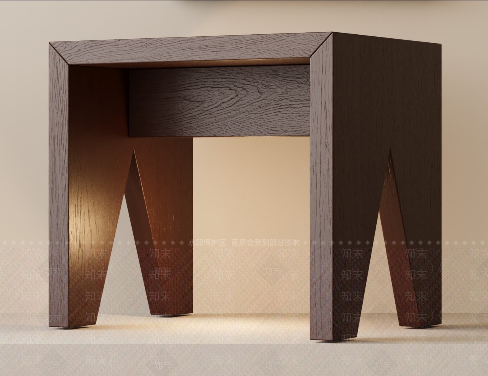 现代中古其他凳子3D模型下载【ID:1180714588】