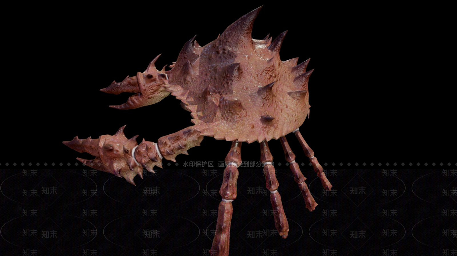 爬行类动物3D模型下载【ID:1180715355】