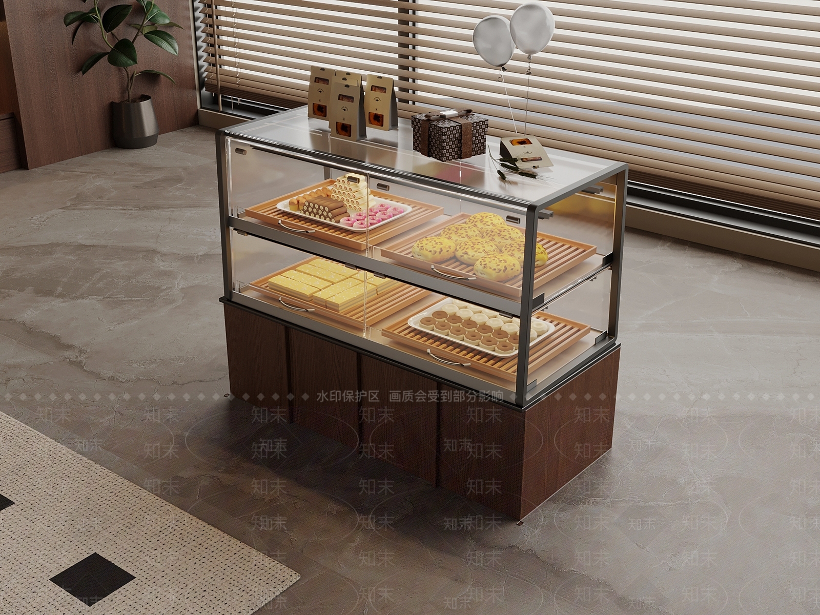 现代其他柜子SU模型下载【ID:1180718663】