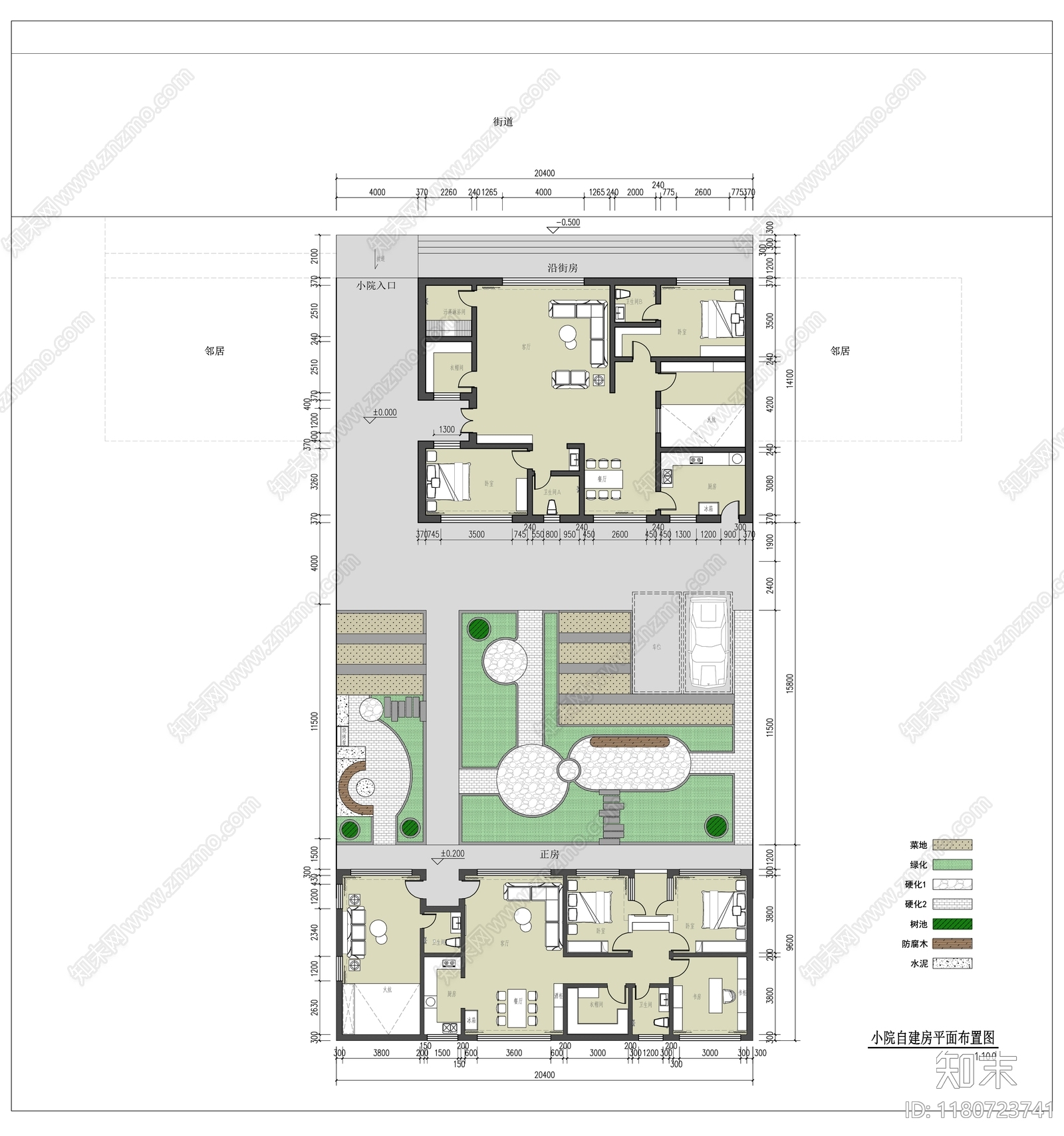 现代其他居住建筑cad施工图下载【ID:1180723741】