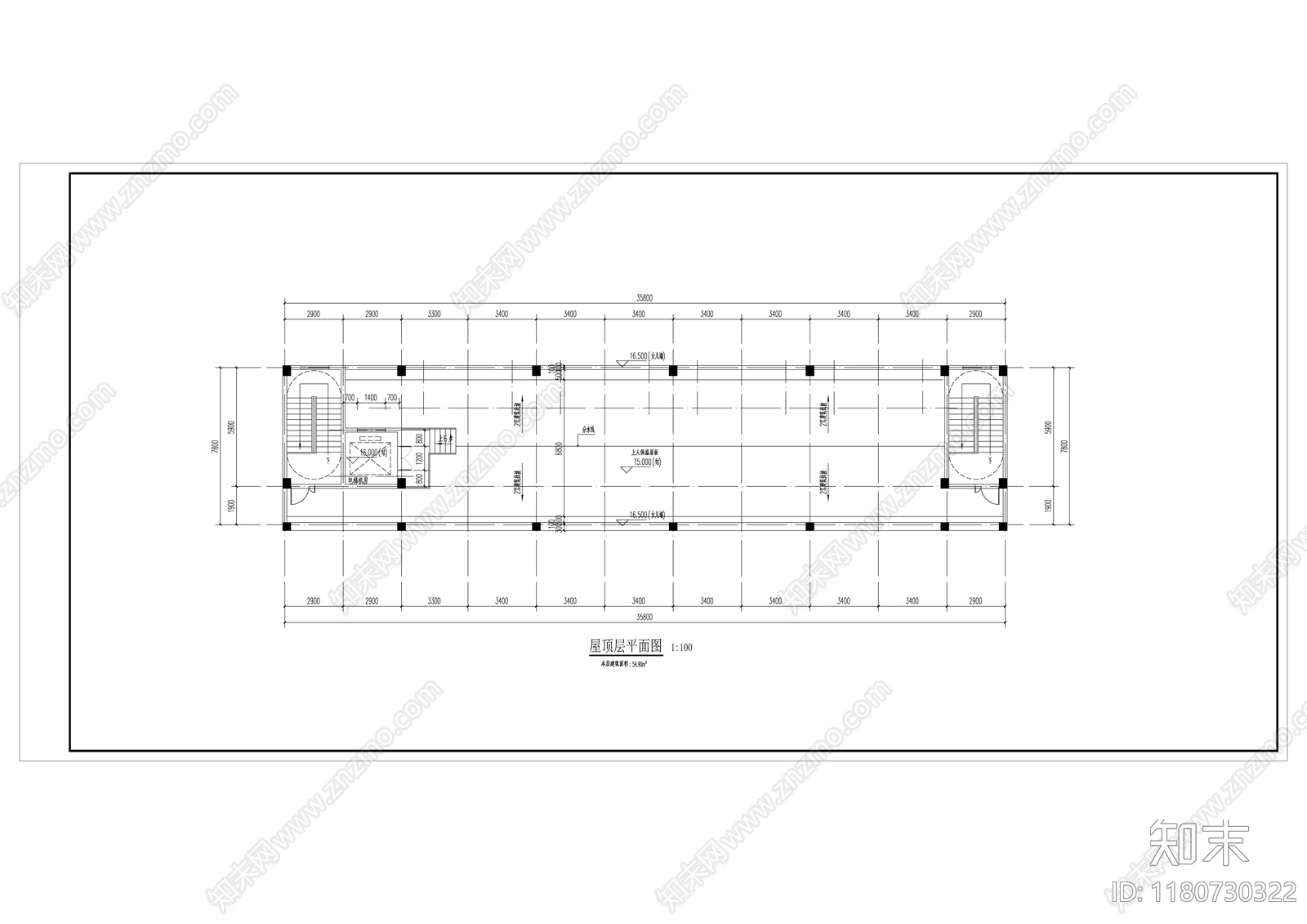 现代其他居住建筑cad施工图下载【ID:1180730322】