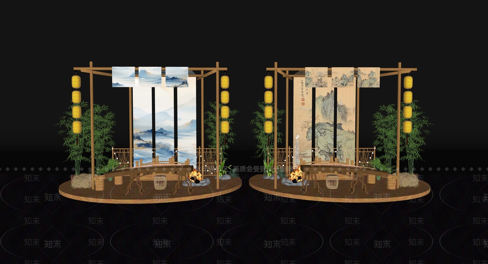 摊位SU模型下载【ID:1180731250】