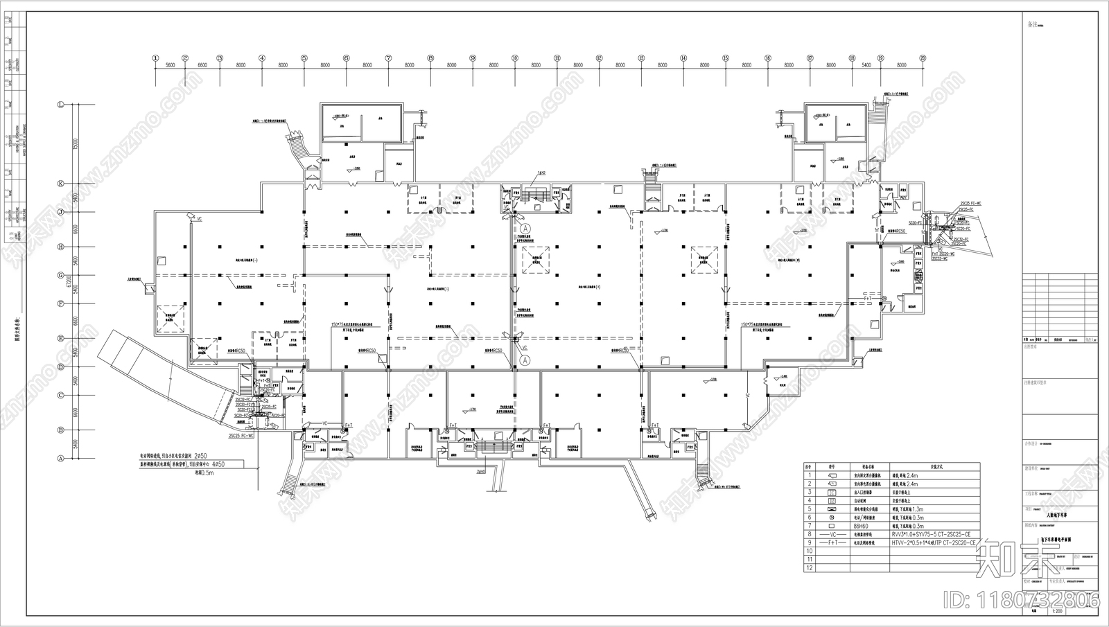 电气图cad施工图下载【ID:1180732806】