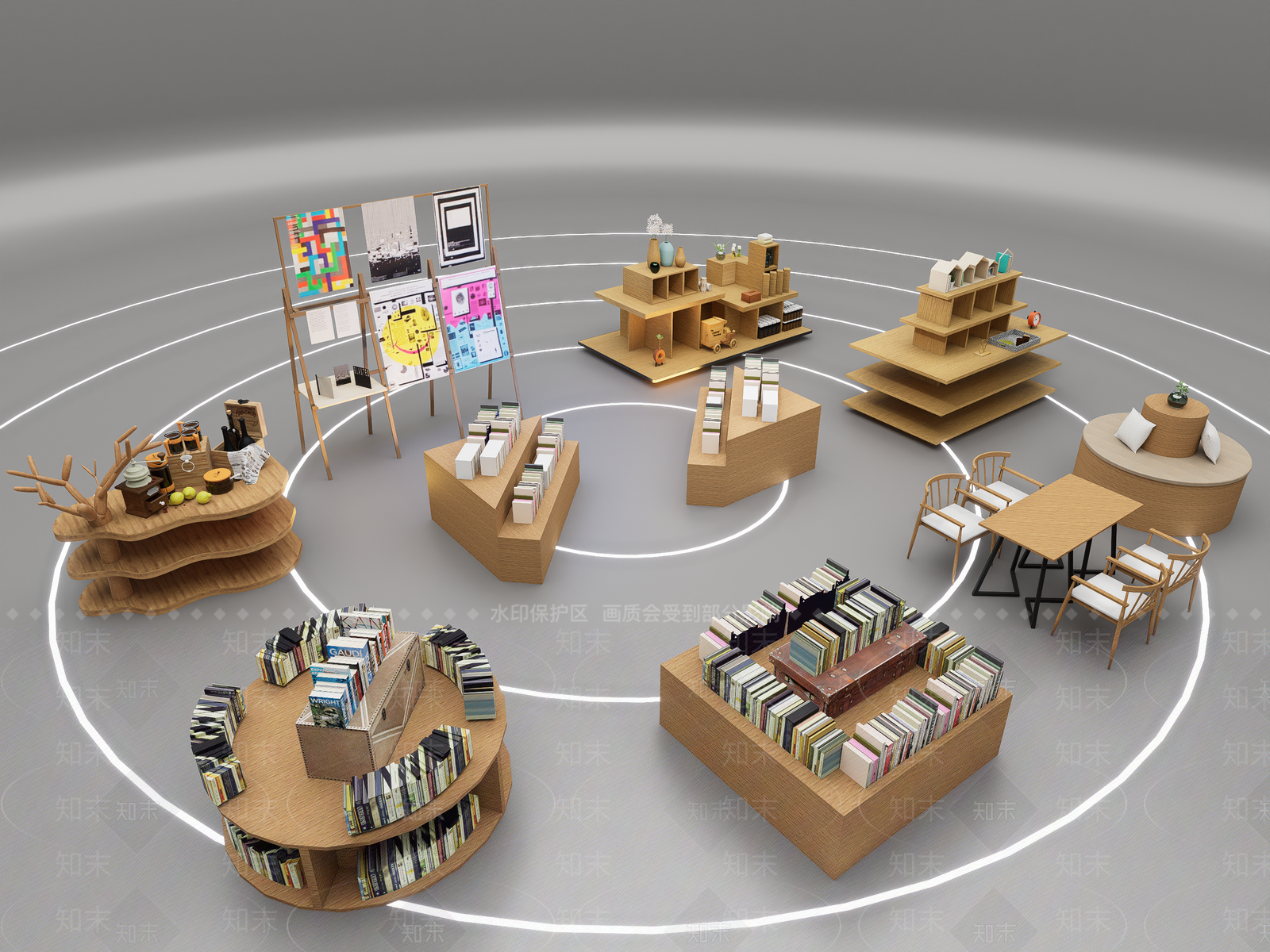 展示台SU模型下载【ID:1180735182】