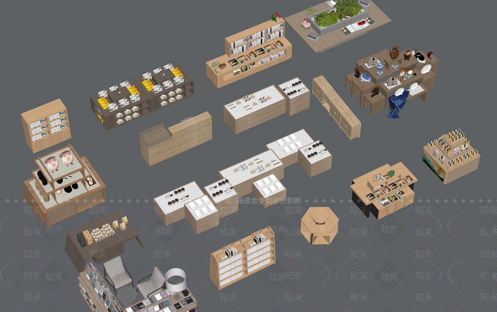 展示台SU模型下载【ID:1180735322】