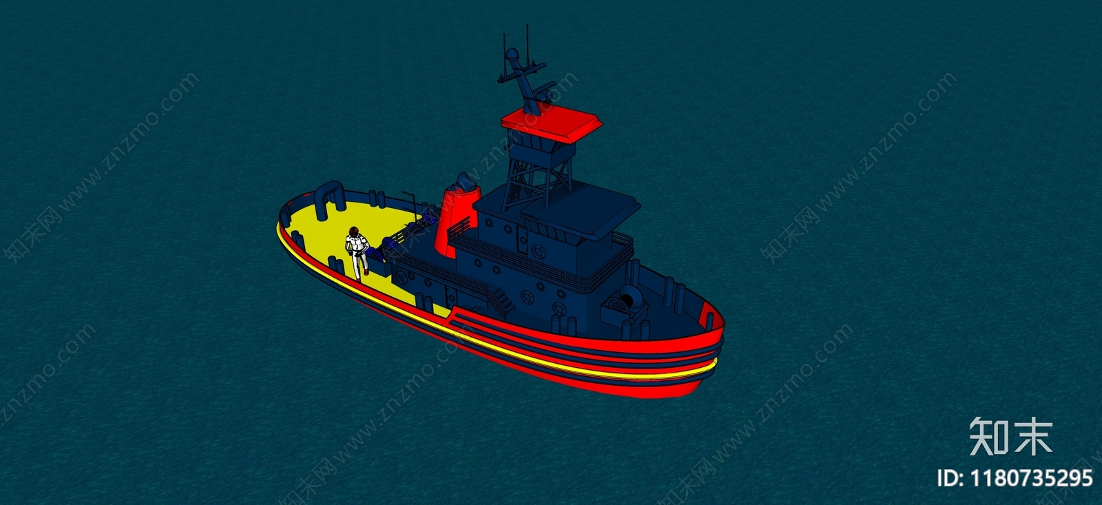 船SU模型下载【ID:1180735295】