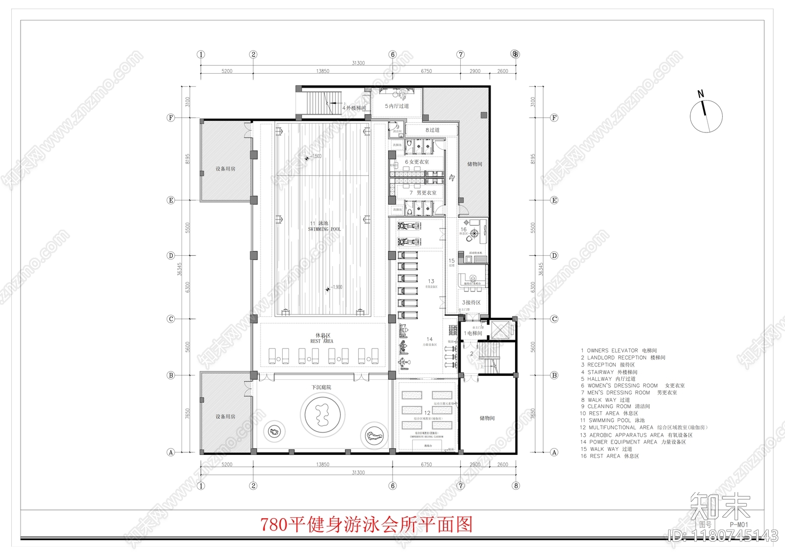 现代商业景观施工图下载【ID:1180745143】