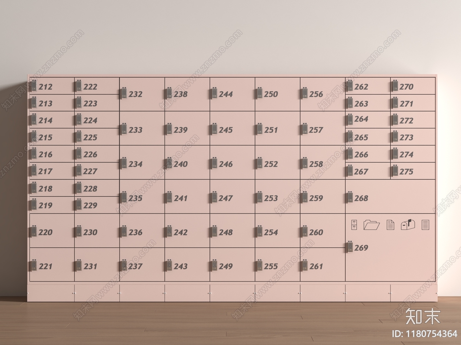 现代衣柜SU模型下载【ID:1180754364】