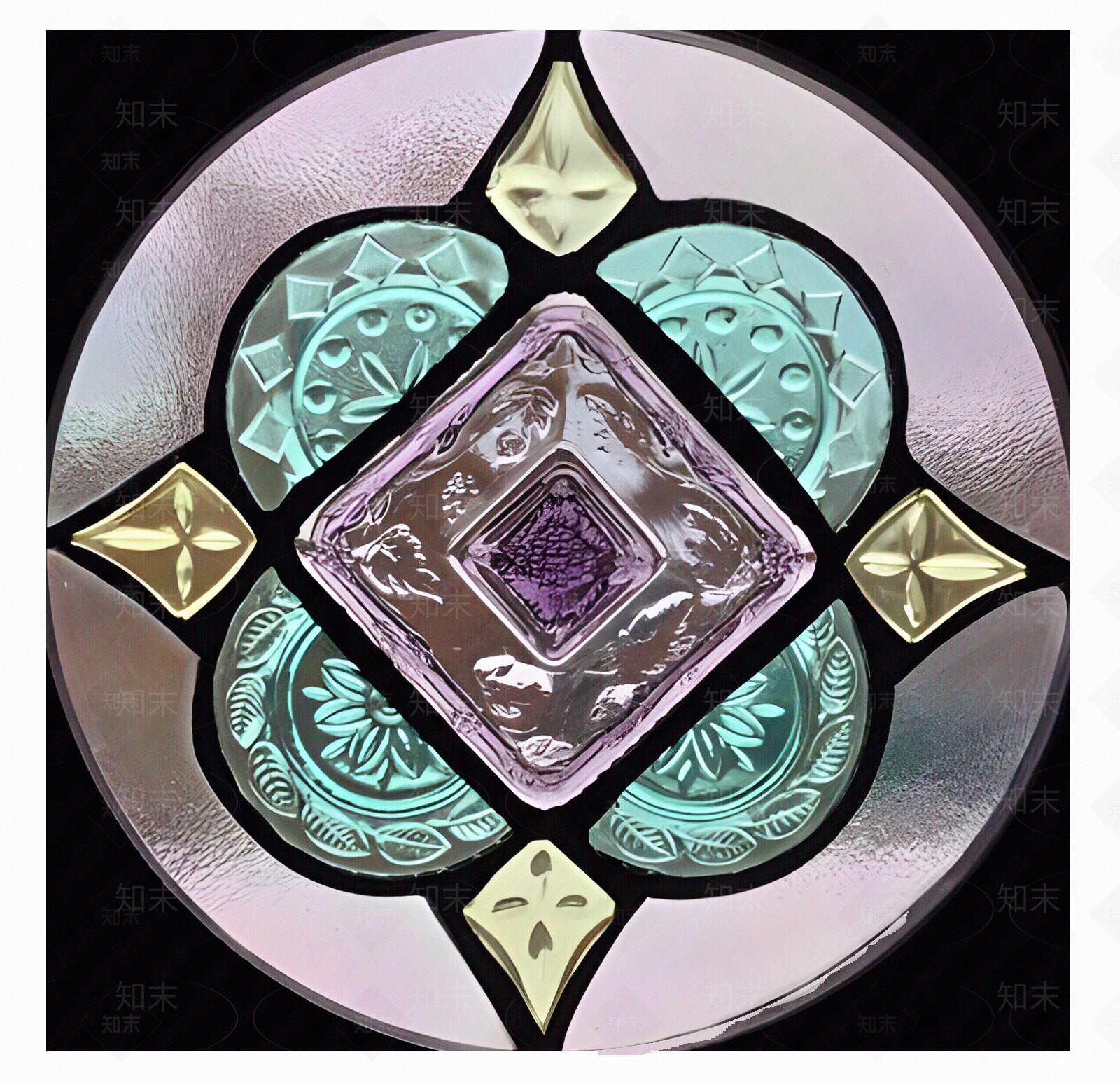 中式复古花纹玻璃贴图下载【ID:1180765966】