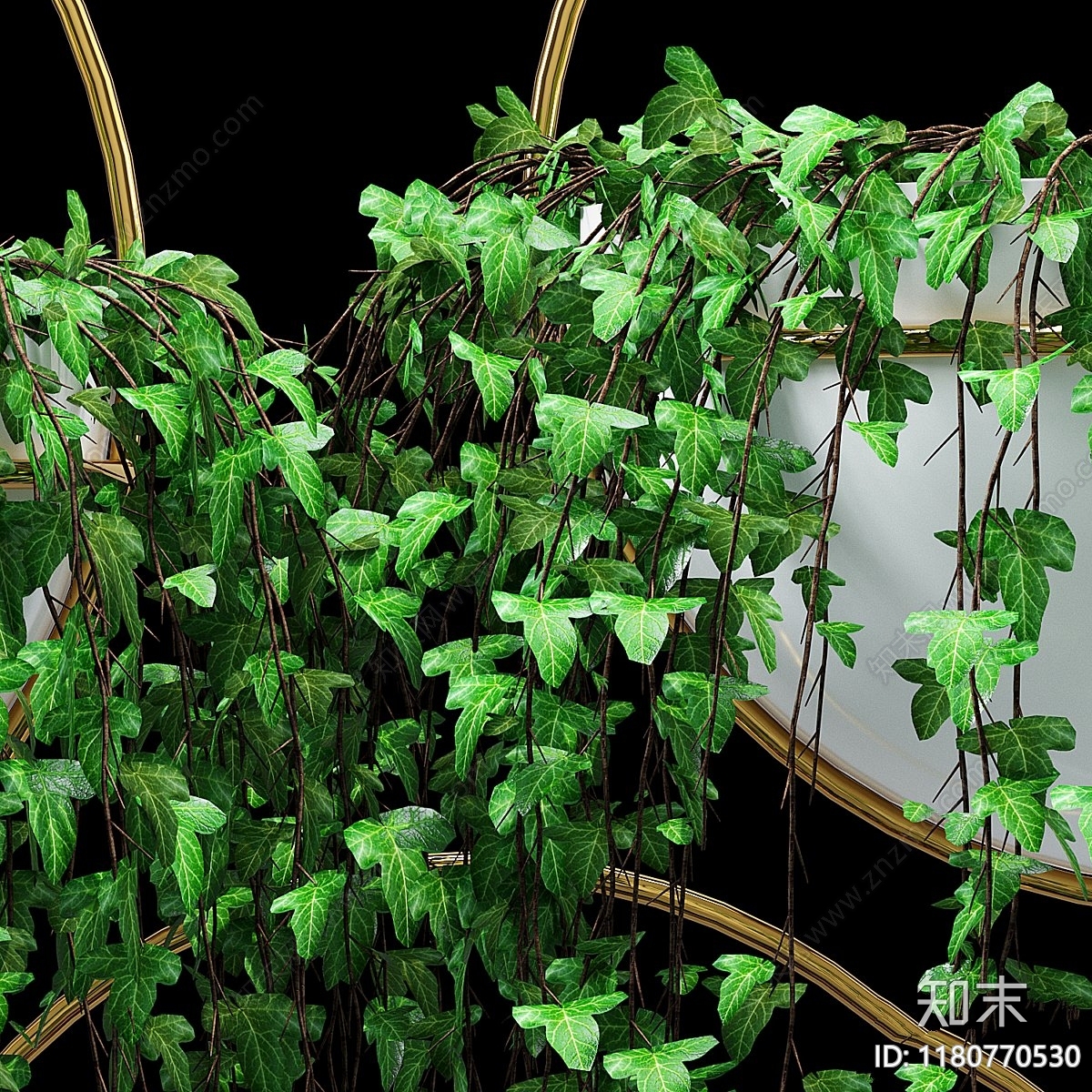 绿植墙3D模型下载【ID:1180770530】