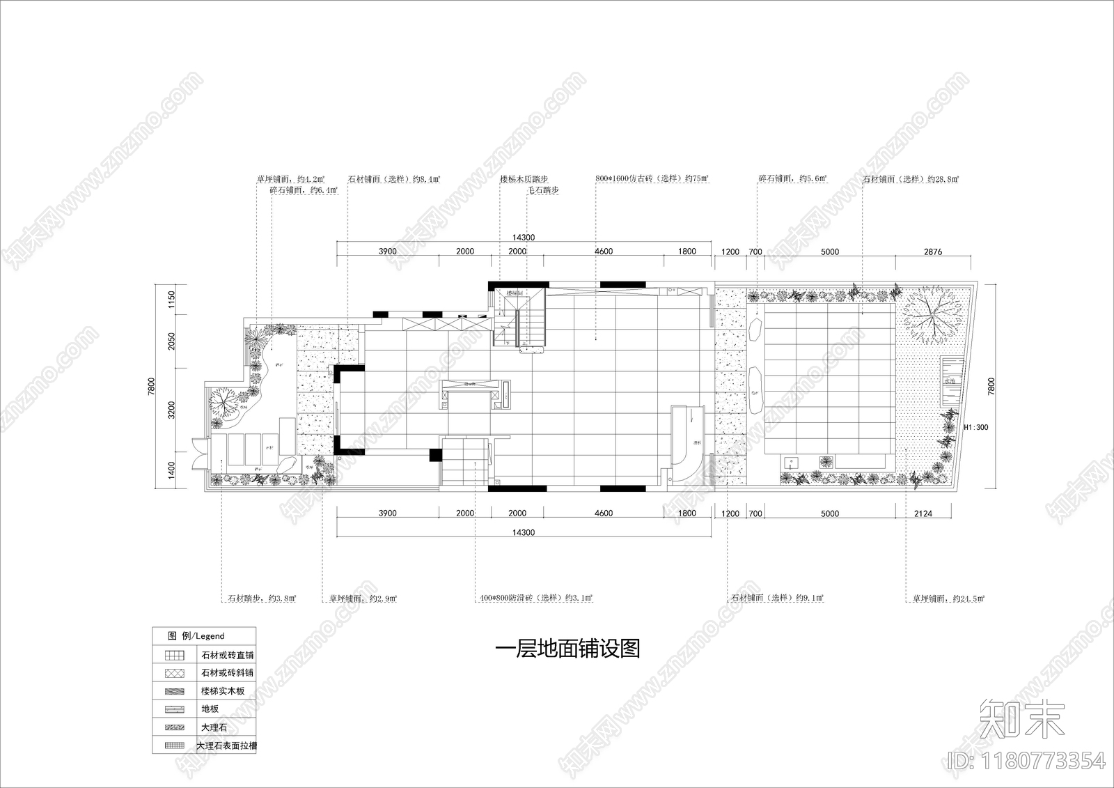 别墅cad施工图下载【ID:1180773354】