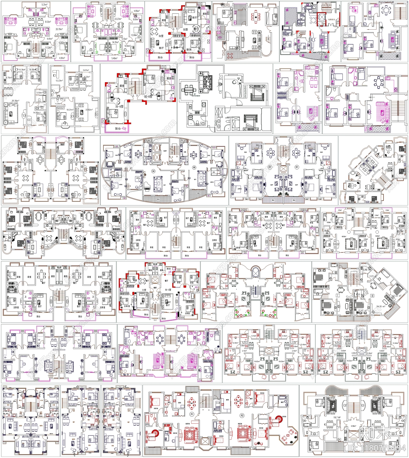 现代其他图库cad施工图下载【ID:1180776934】