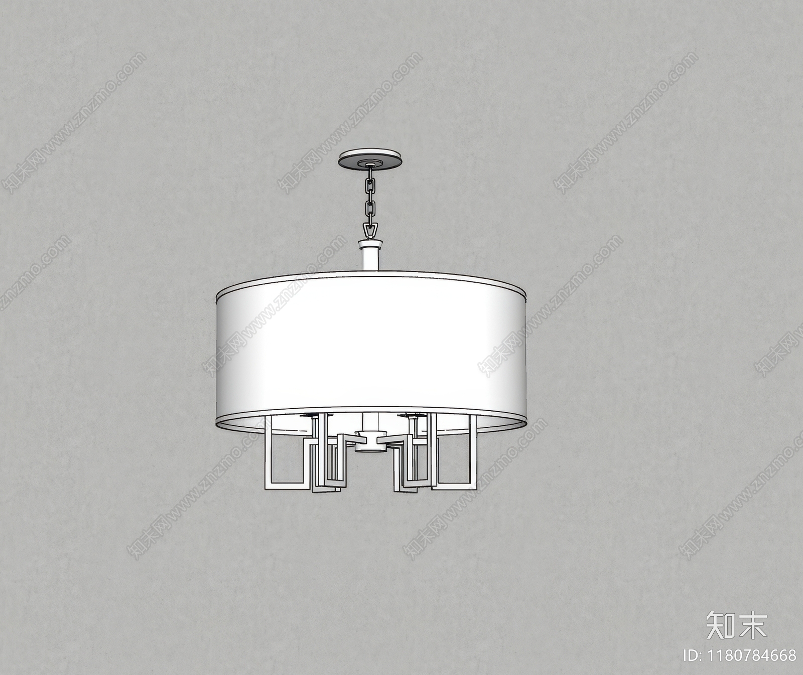 现代吊灯SU模型下载【ID:1180784668】