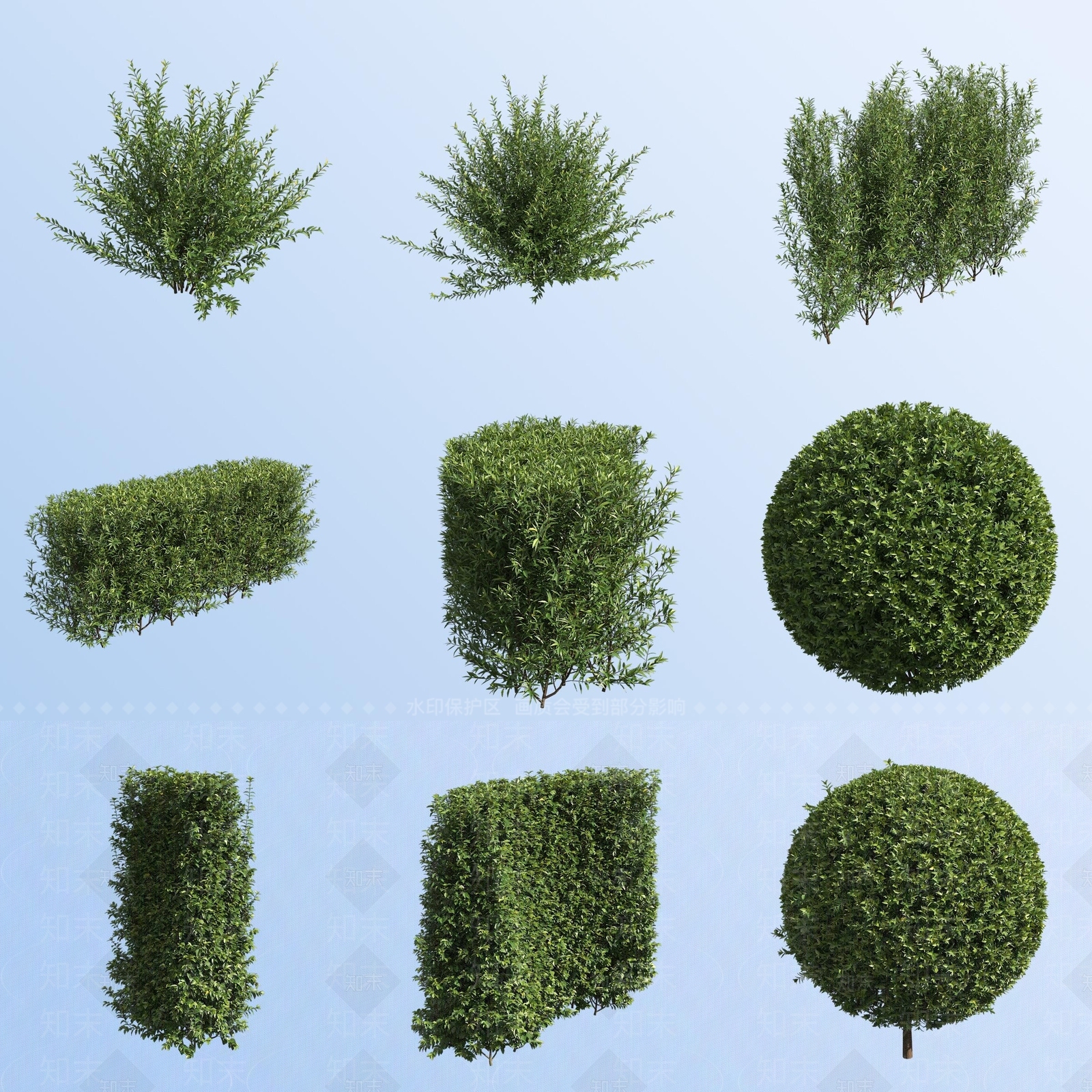 灌木3D模型下载【ID:1180789517】