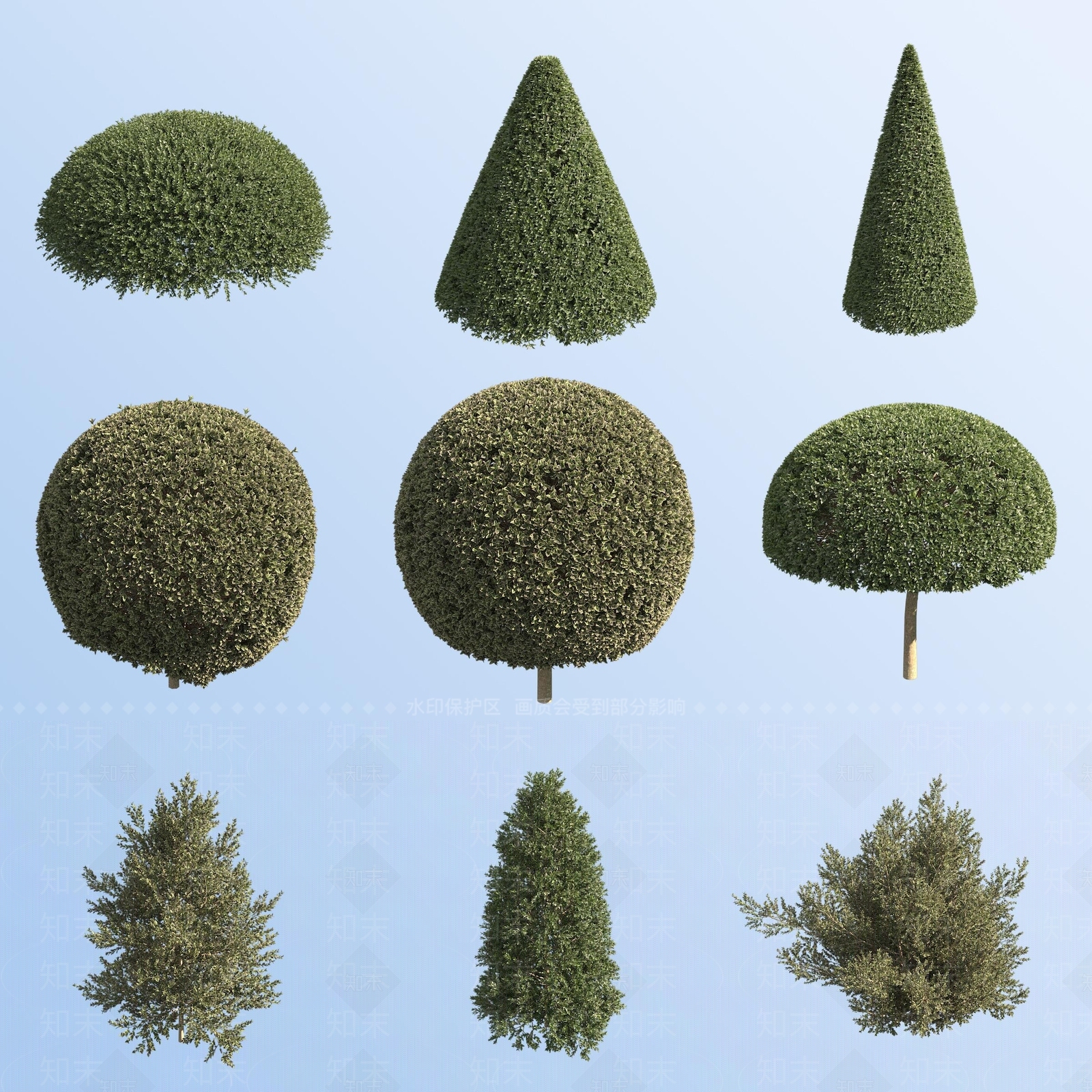 灌木3D模型下载【ID:1180790071】