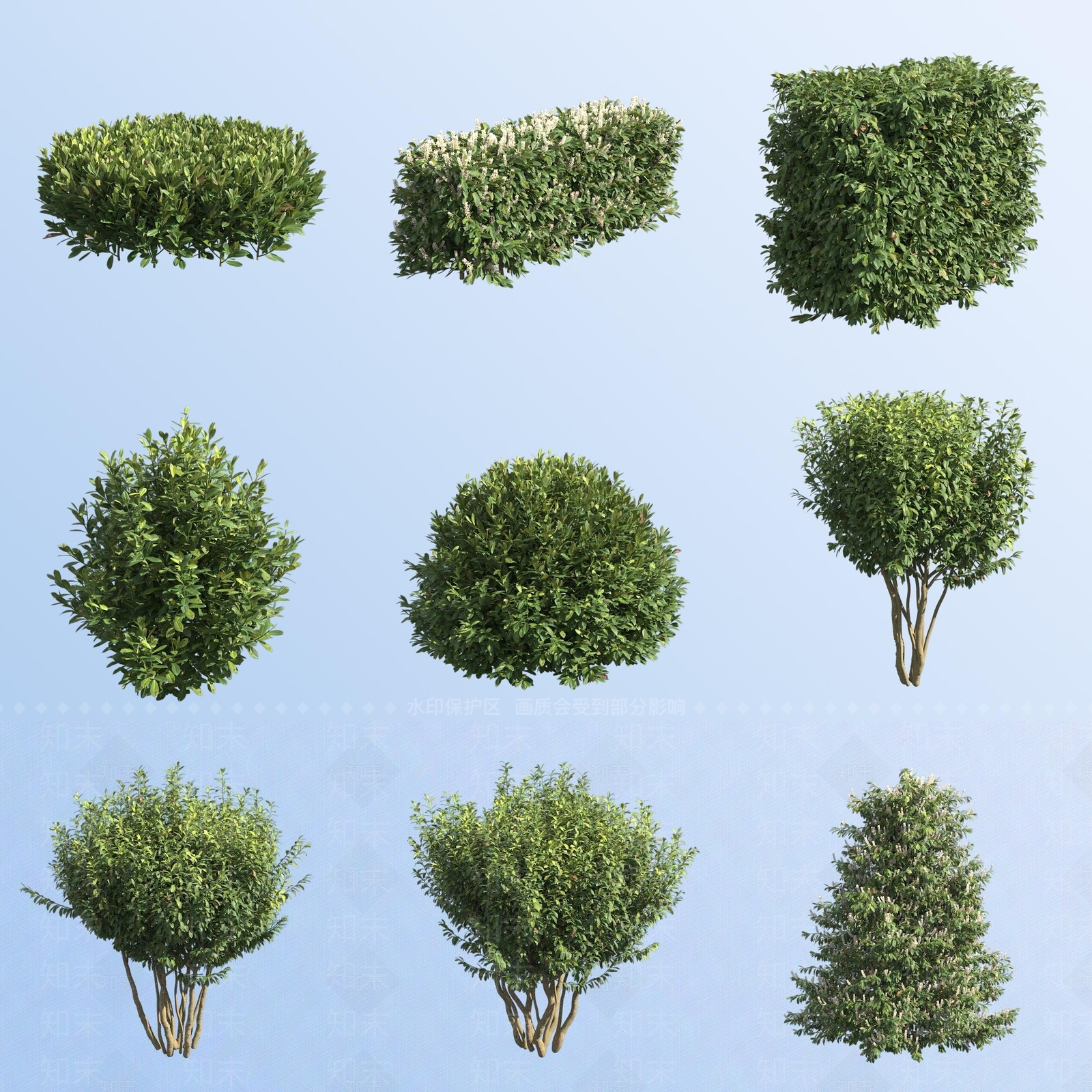 灌木3D模型下载【ID:1180790870】