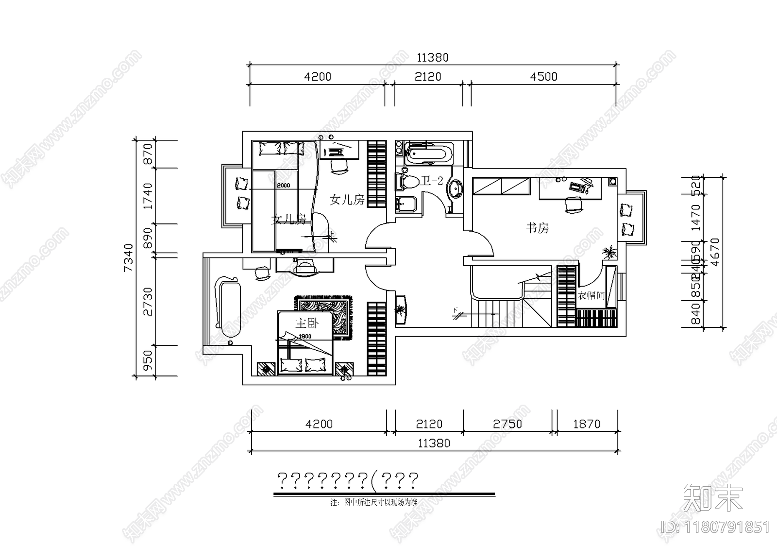 现代其他工装空间施工图下载【ID:1180791851】