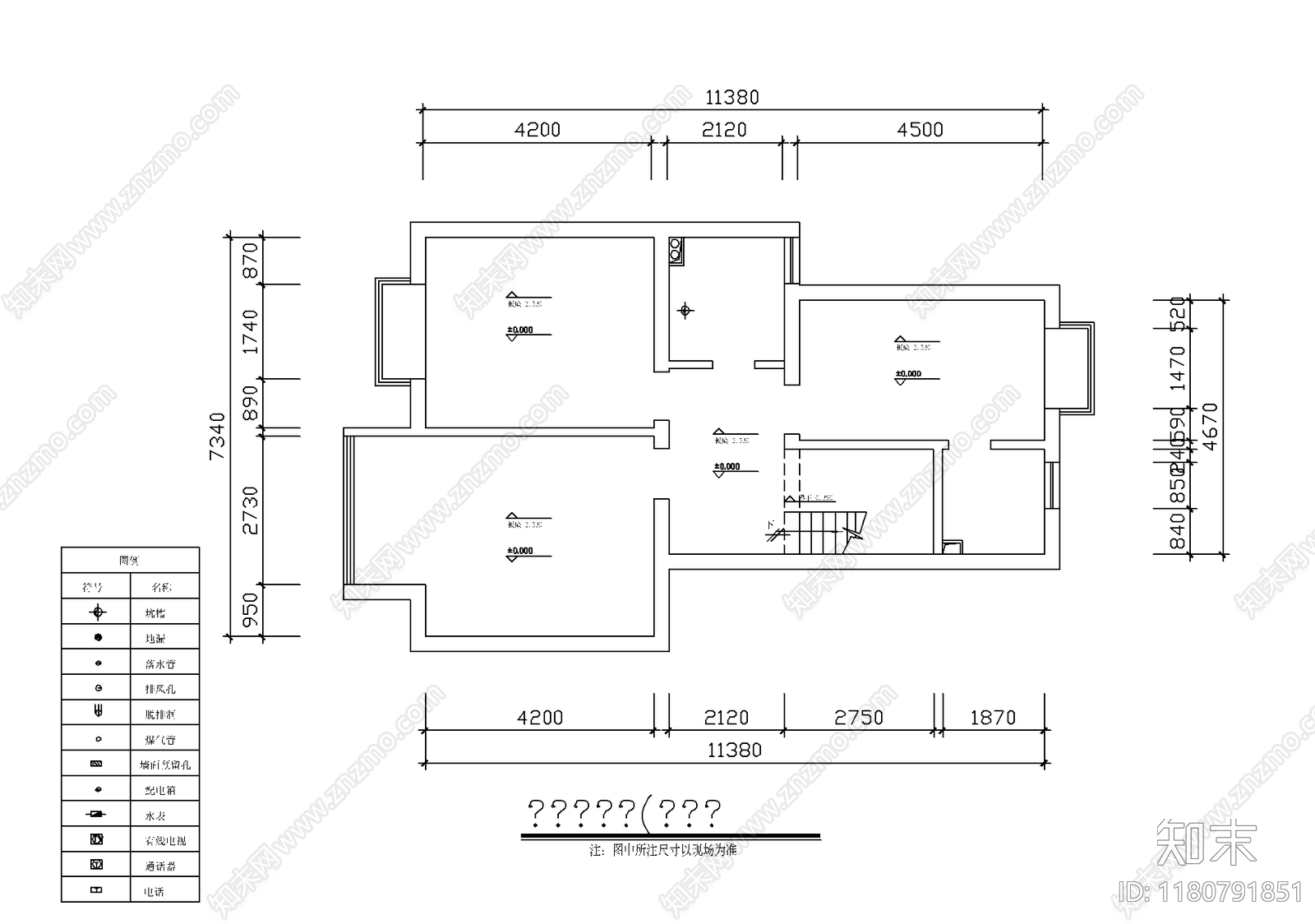 现代其他工装空间施工图下载【ID:1180791851】