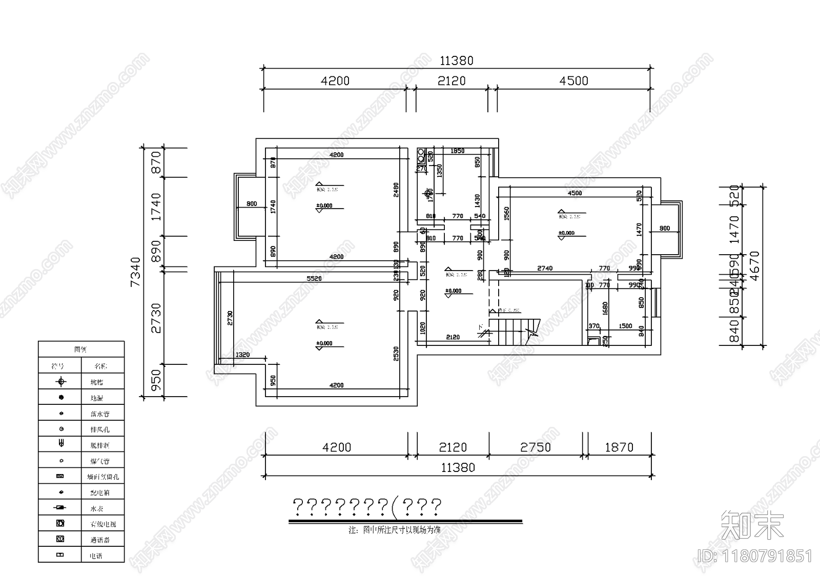 现代其他工装空间施工图下载【ID:1180791851】