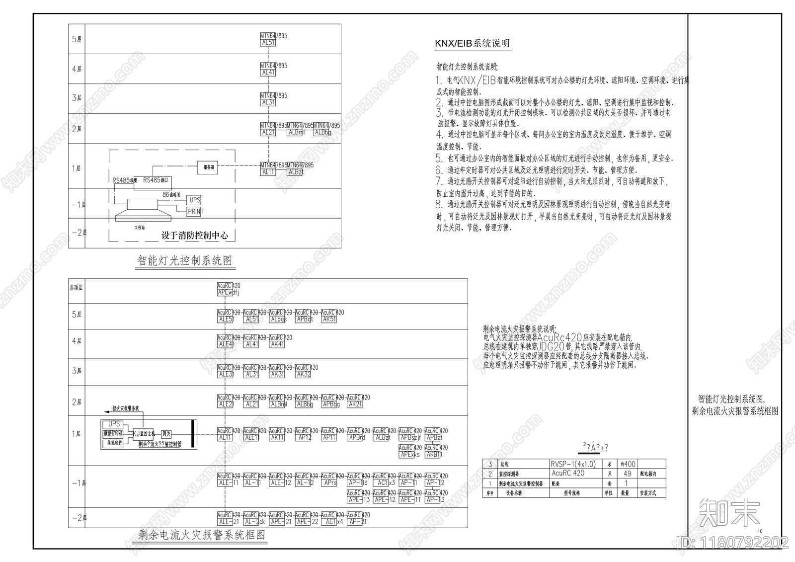 电气图cad施工图下载【ID:1180792202】