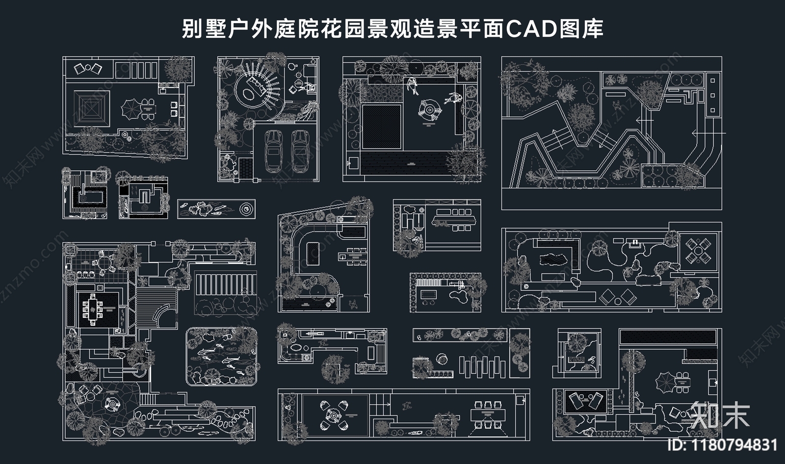 现代综合景观图库施工图下载【ID:1180794831】