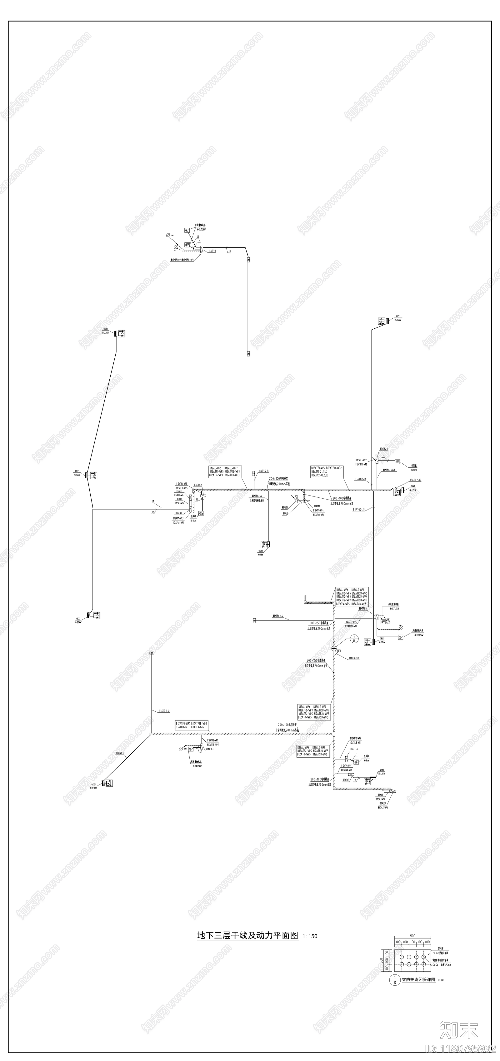 电气图cad施工图下载【ID:1180795932】