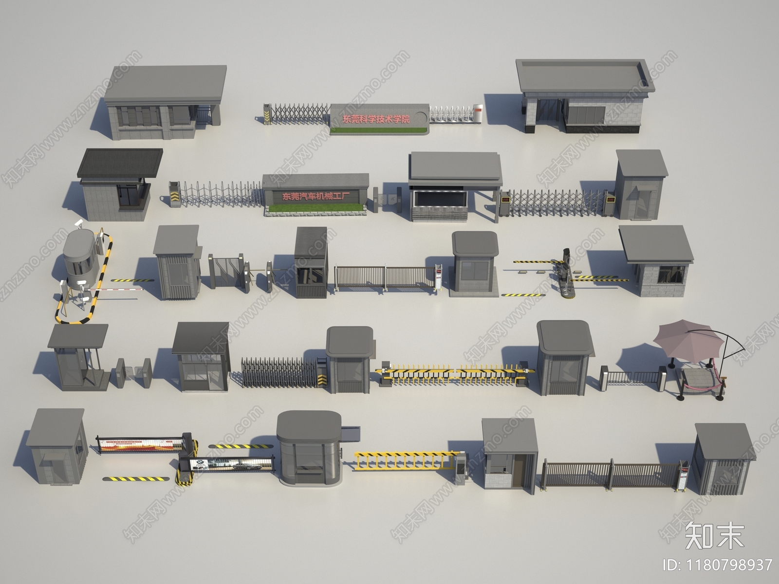 现代新中式其他建筑外观3D模型下载【ID:1180798937】