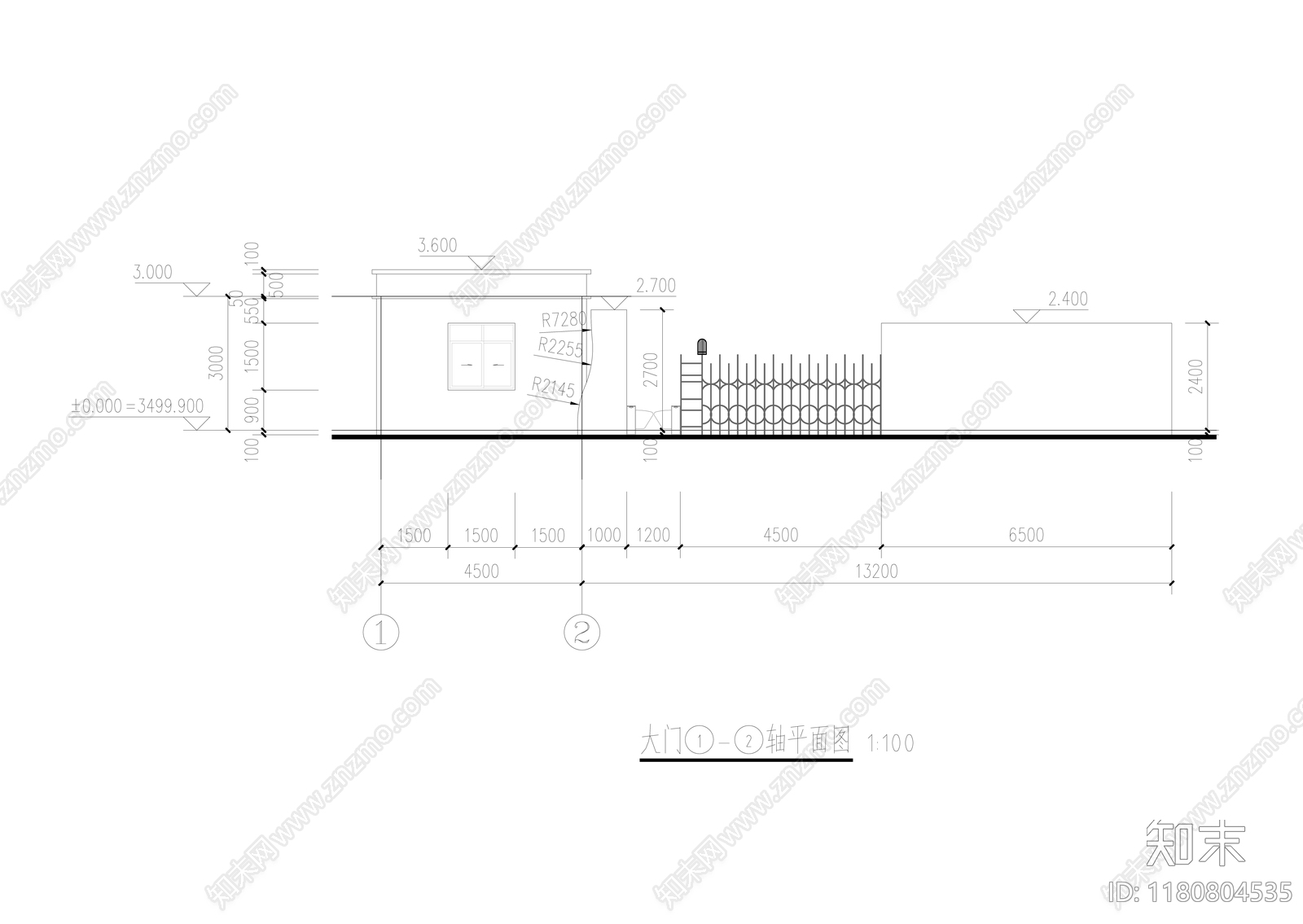 现代新中式其他建筑施工图下载【ID:1180804535】