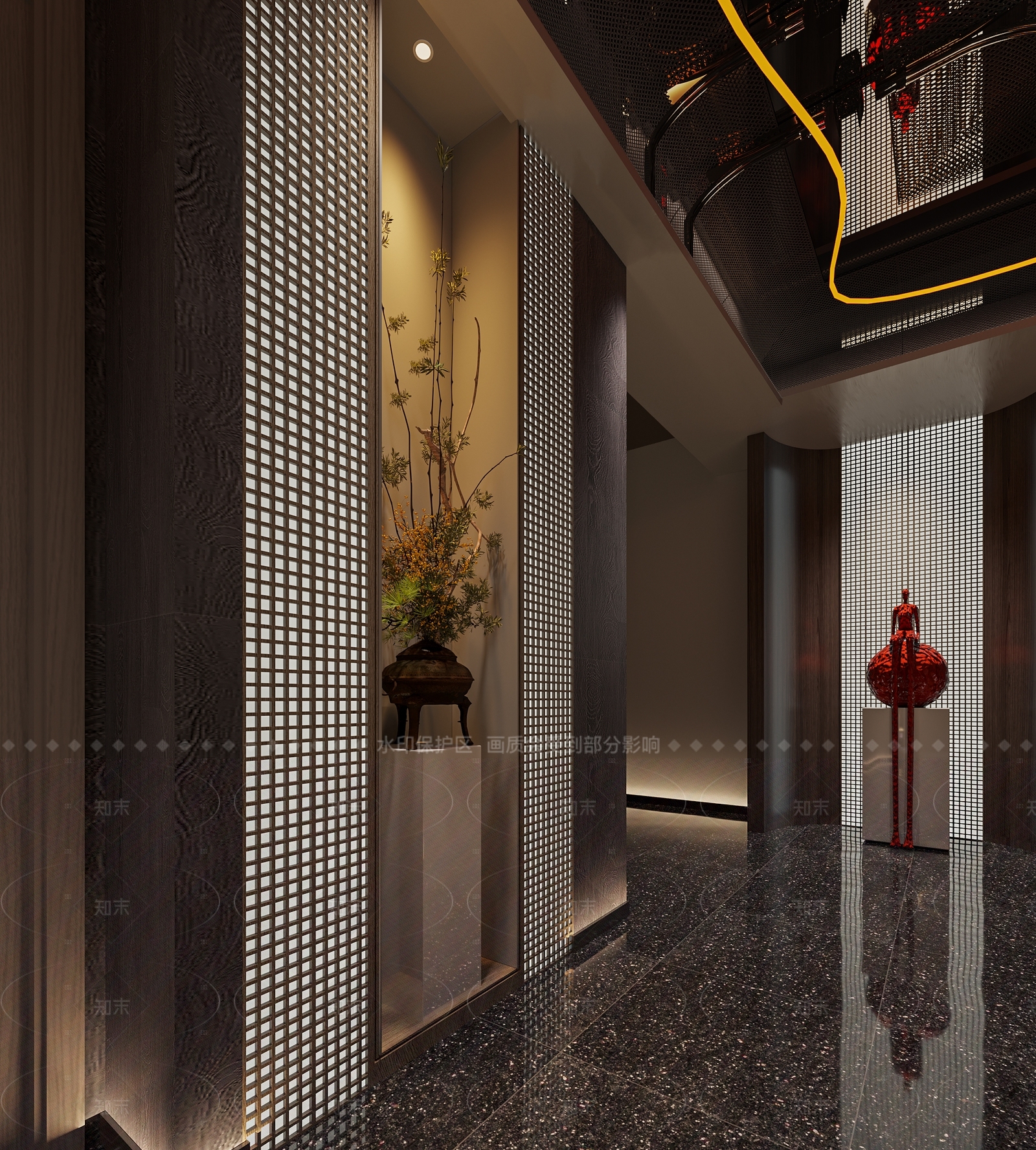 现代足浴店3D模型下载【ID:1180812755】