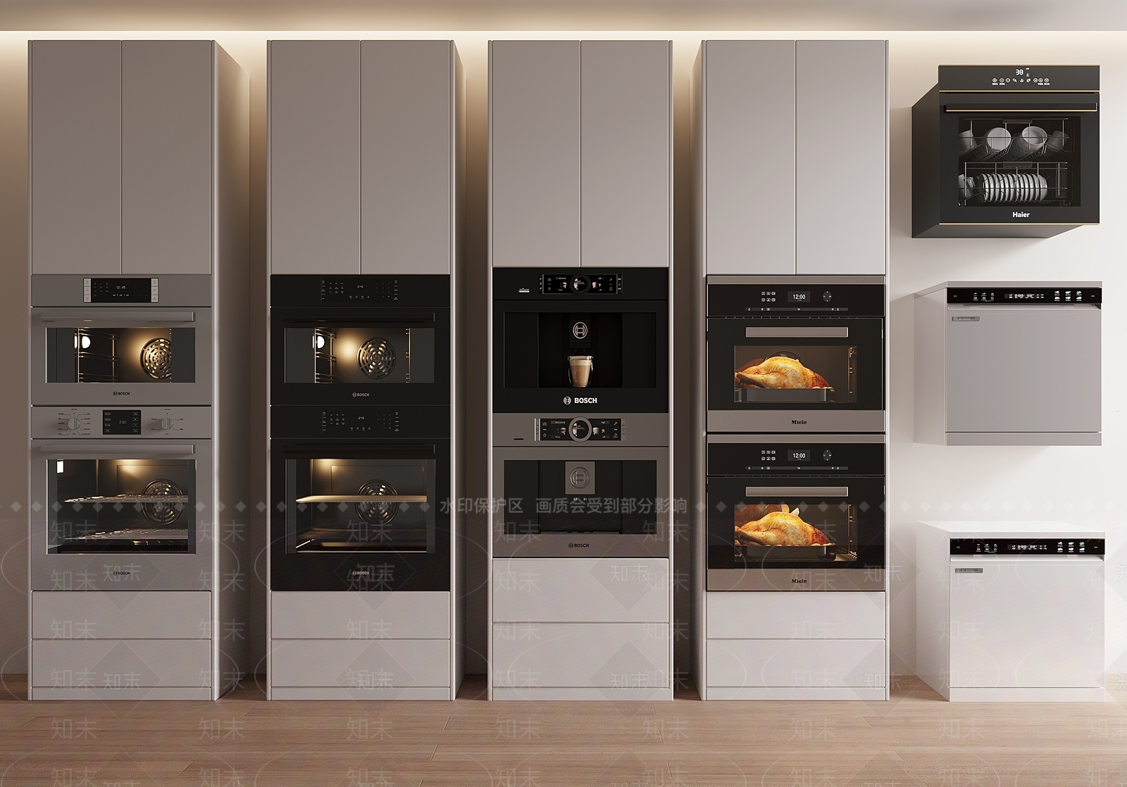 烤箱SU模型下载【ID:1180815970】