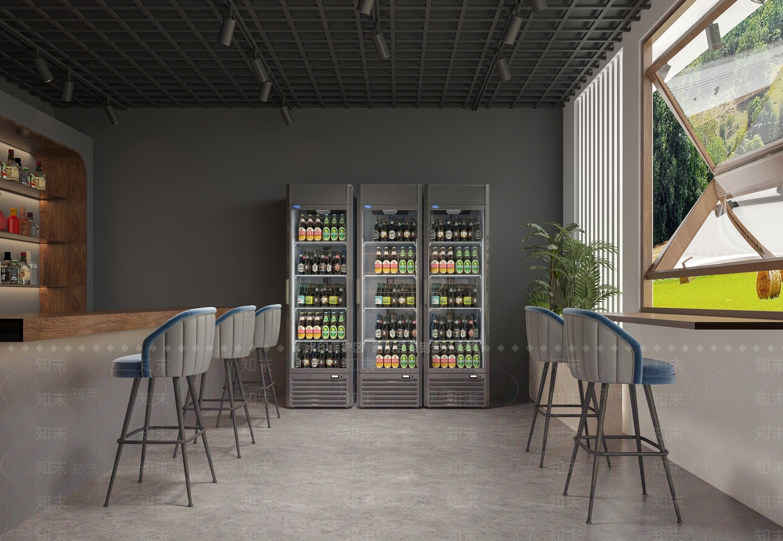 复古酒吧3D模型下载【ID:1180819540】