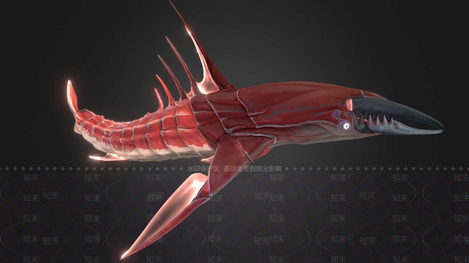 水生类动物3D模型下载【ID:1180825076】