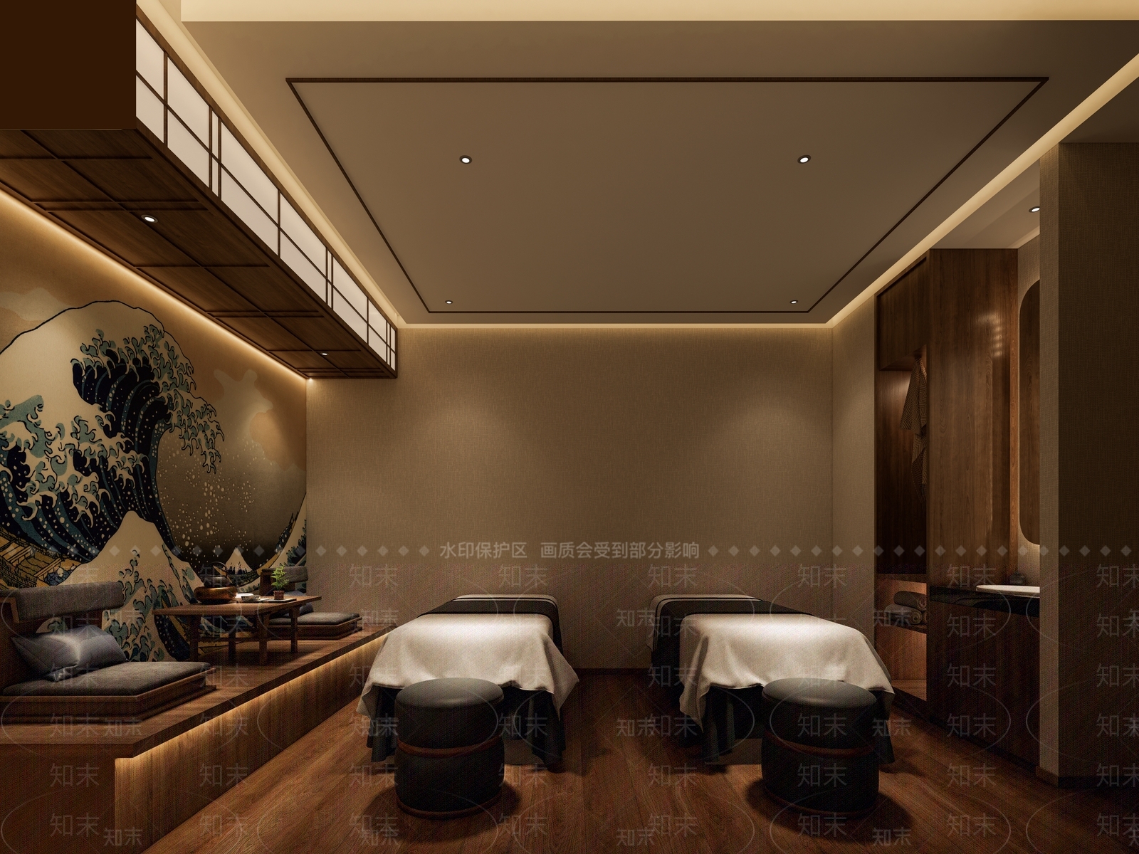 侘寂美容院3D模型下载【ID:1180834868】
