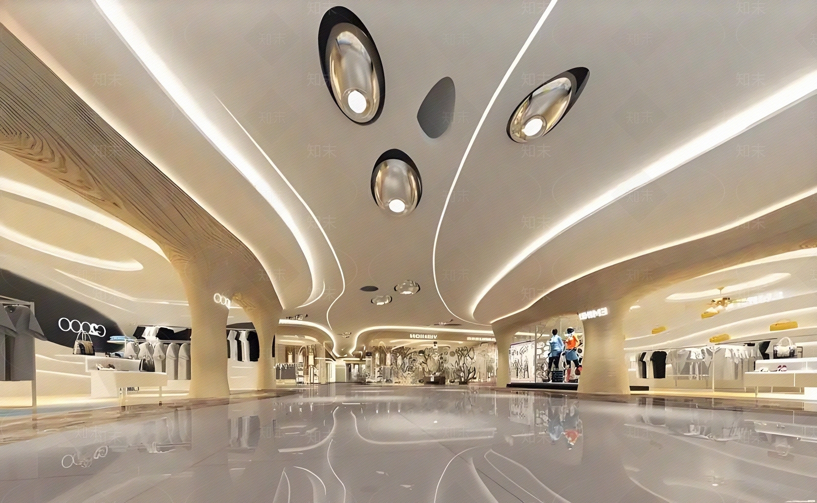 现代商场贴图下载【ID:1180845772】