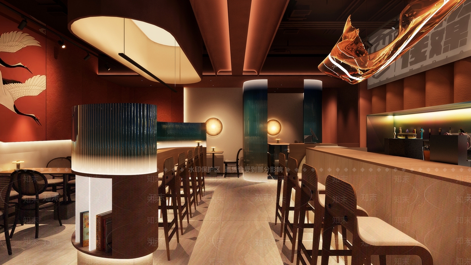 现代咖啡厅3D模型下载【ID:1180846360】