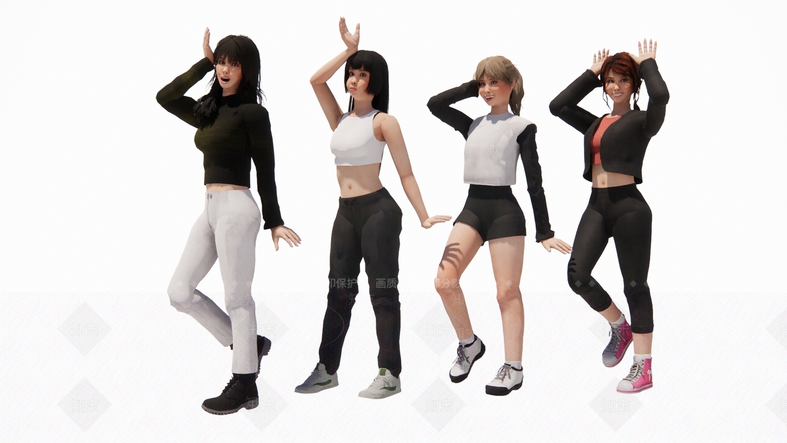 女人SU模型下载【ID:1180859910】