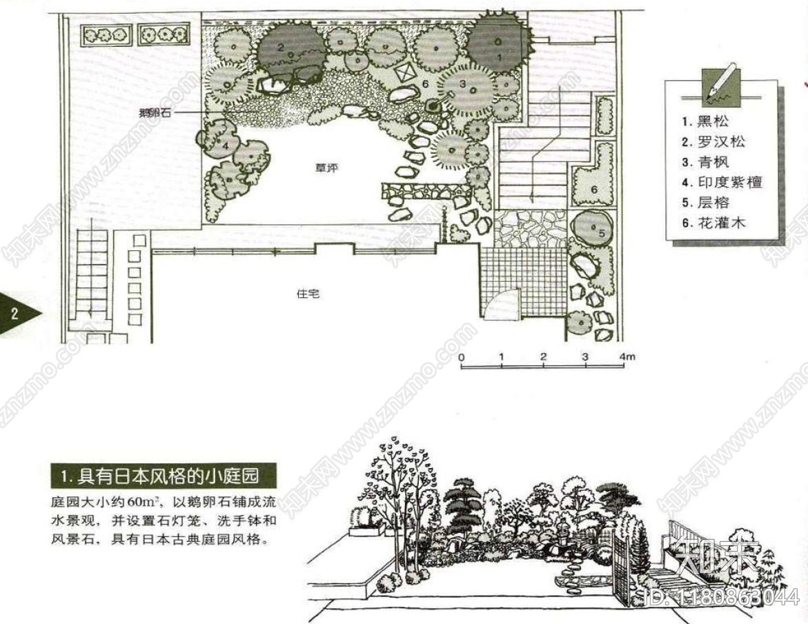 中式禅意庭院景观下载【ID:1180863044】