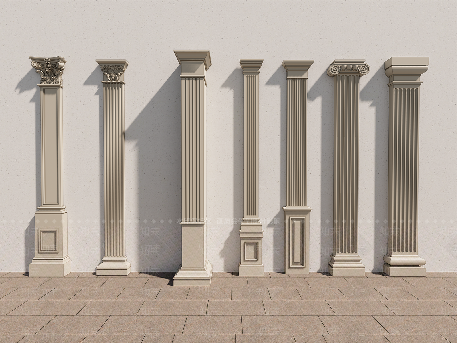 欧式雕塑小品SU模型下载【ID:1180863627】