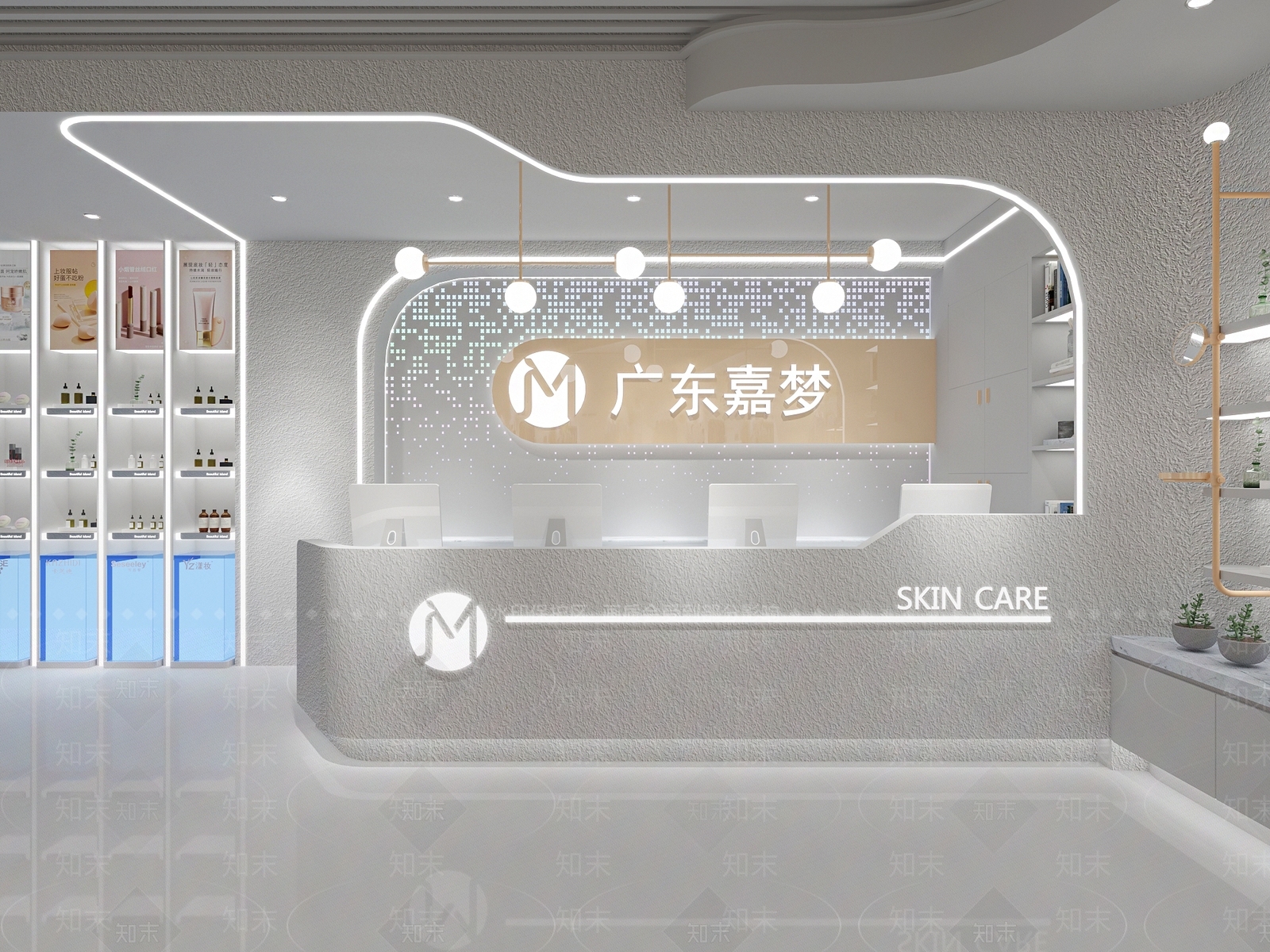 现代美妆店SU模型下载【ID:1180864498】