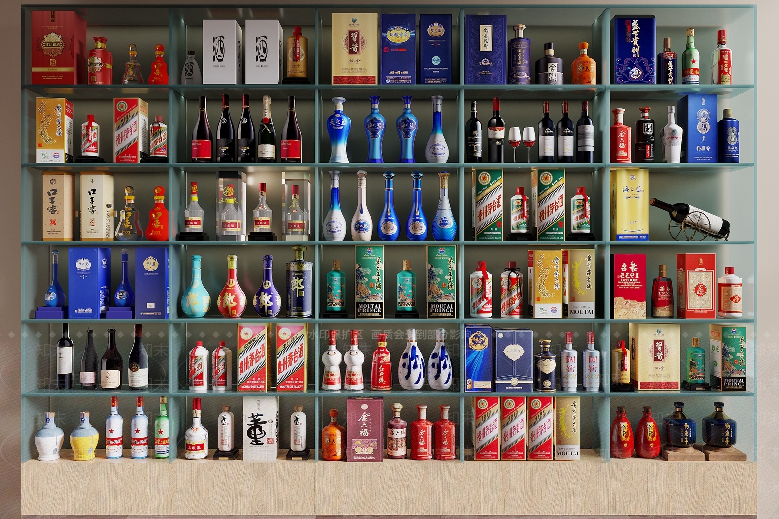 酒水食物3D模型下载【ID:1180865777】