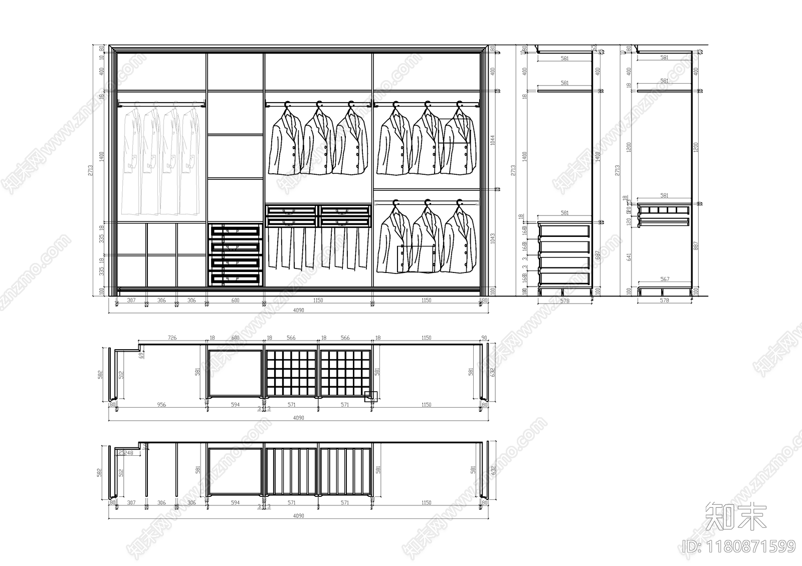 现代家具节点详图cad施工图下载【ID:1180871599】