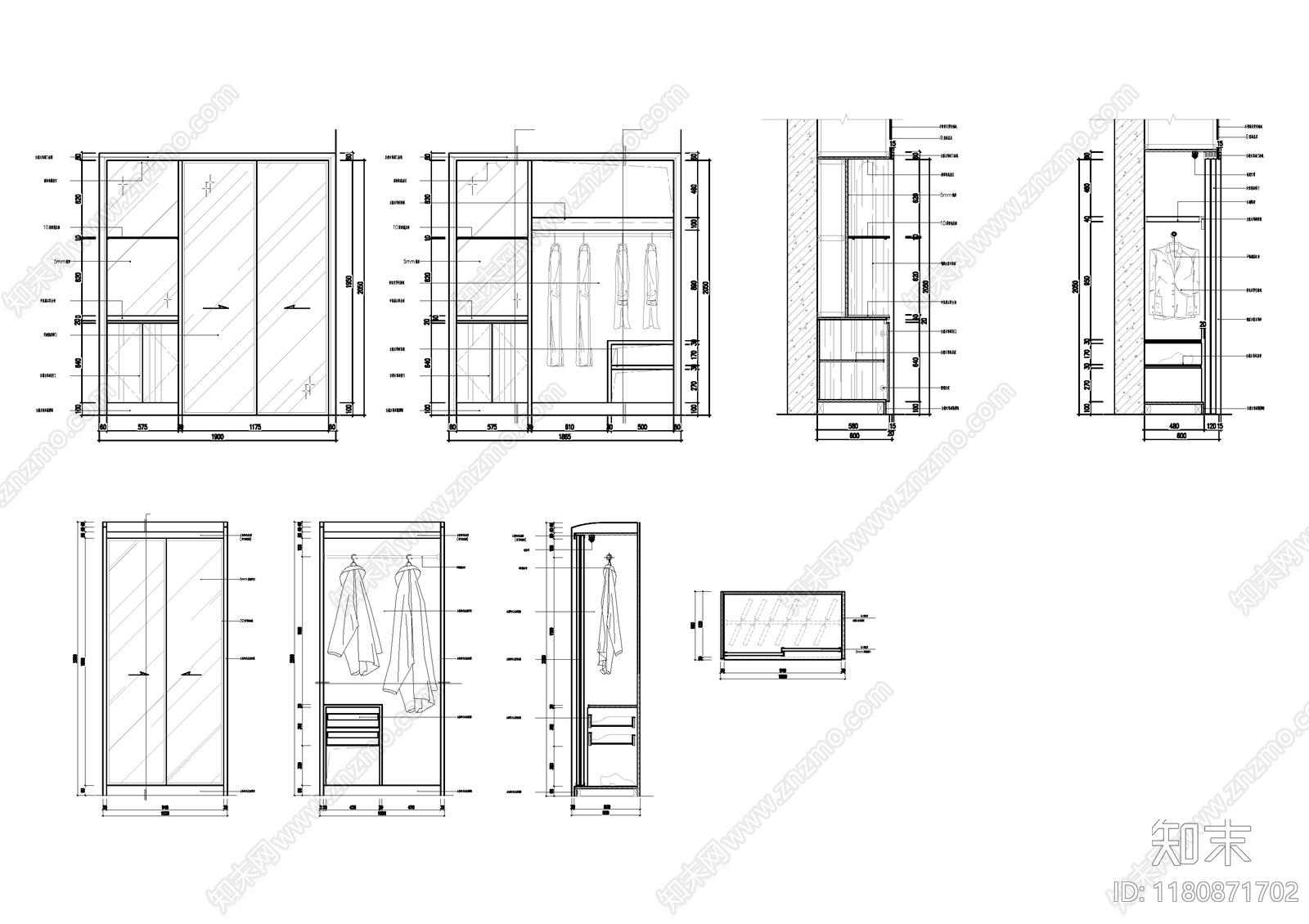 现代家具节点详图cad施工图下载【ID:1180871702】