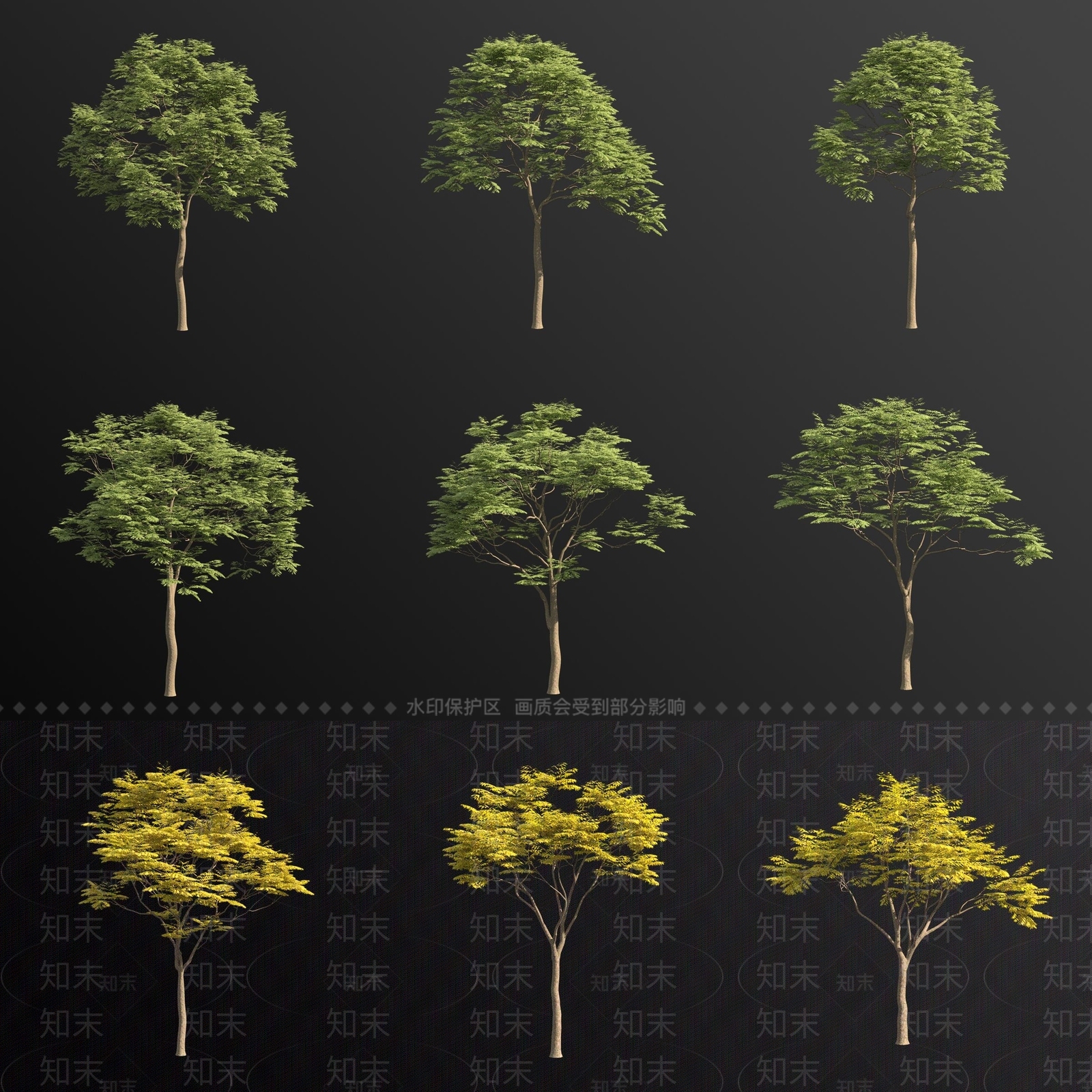 景观树3D模型下载【ID:1180895024】